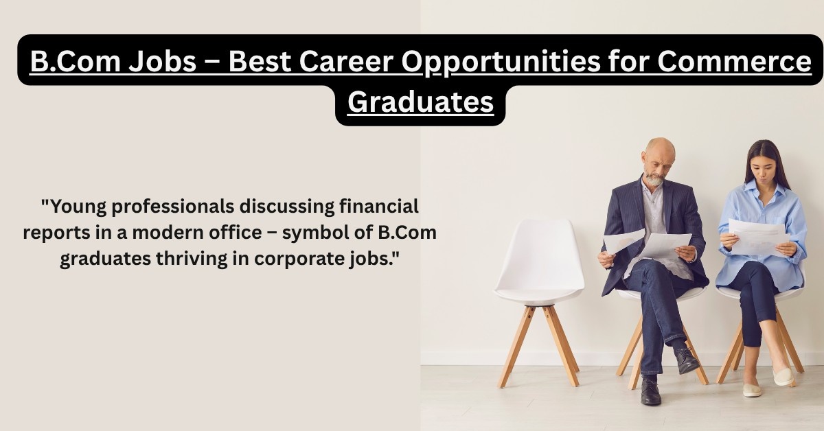 Blog Title: B.Com Jobs – Best Career Opportunities for Commerce Graduates